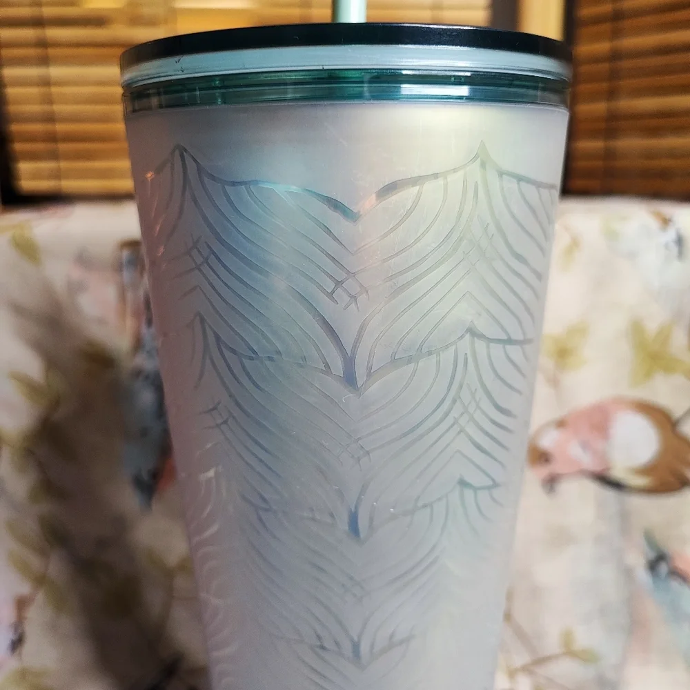 STARBUCKS Mermaid Tail Hologram Holographic 2021 50th Anniversary Tumbler NWT